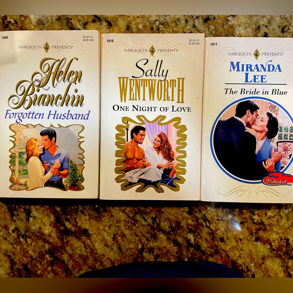 Harlequin romance book bundle (3 books)
